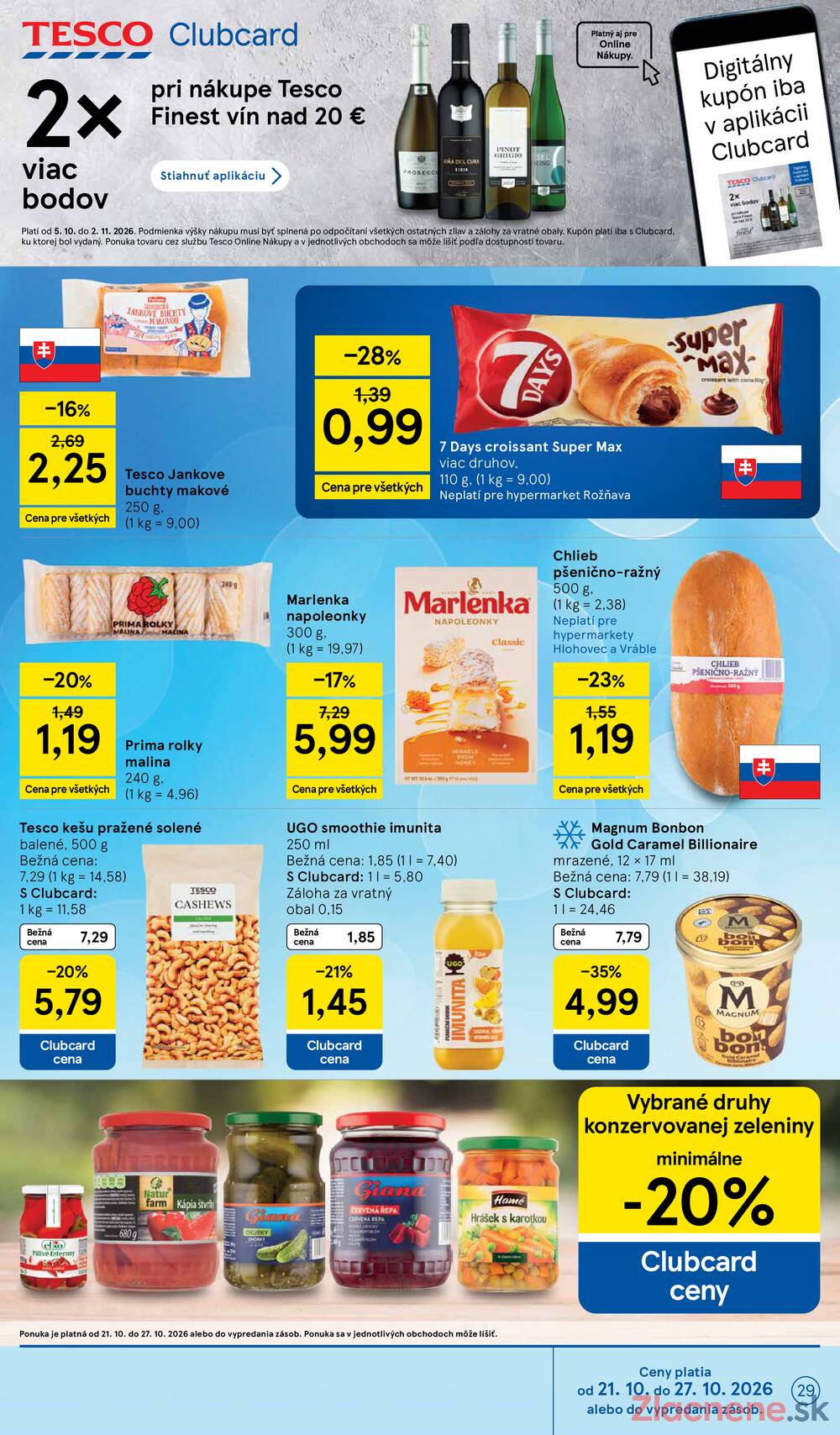 Tesco hypermarkety 21.10. - 27.10.