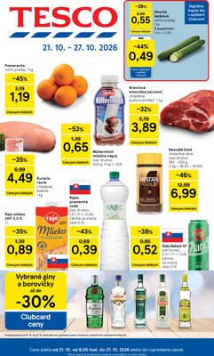 leták Tesco