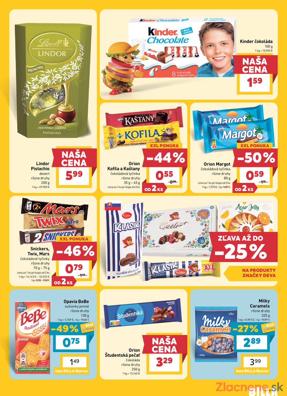 BILLA od 21.10. do 27.10.2026