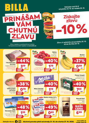 leták BILLA