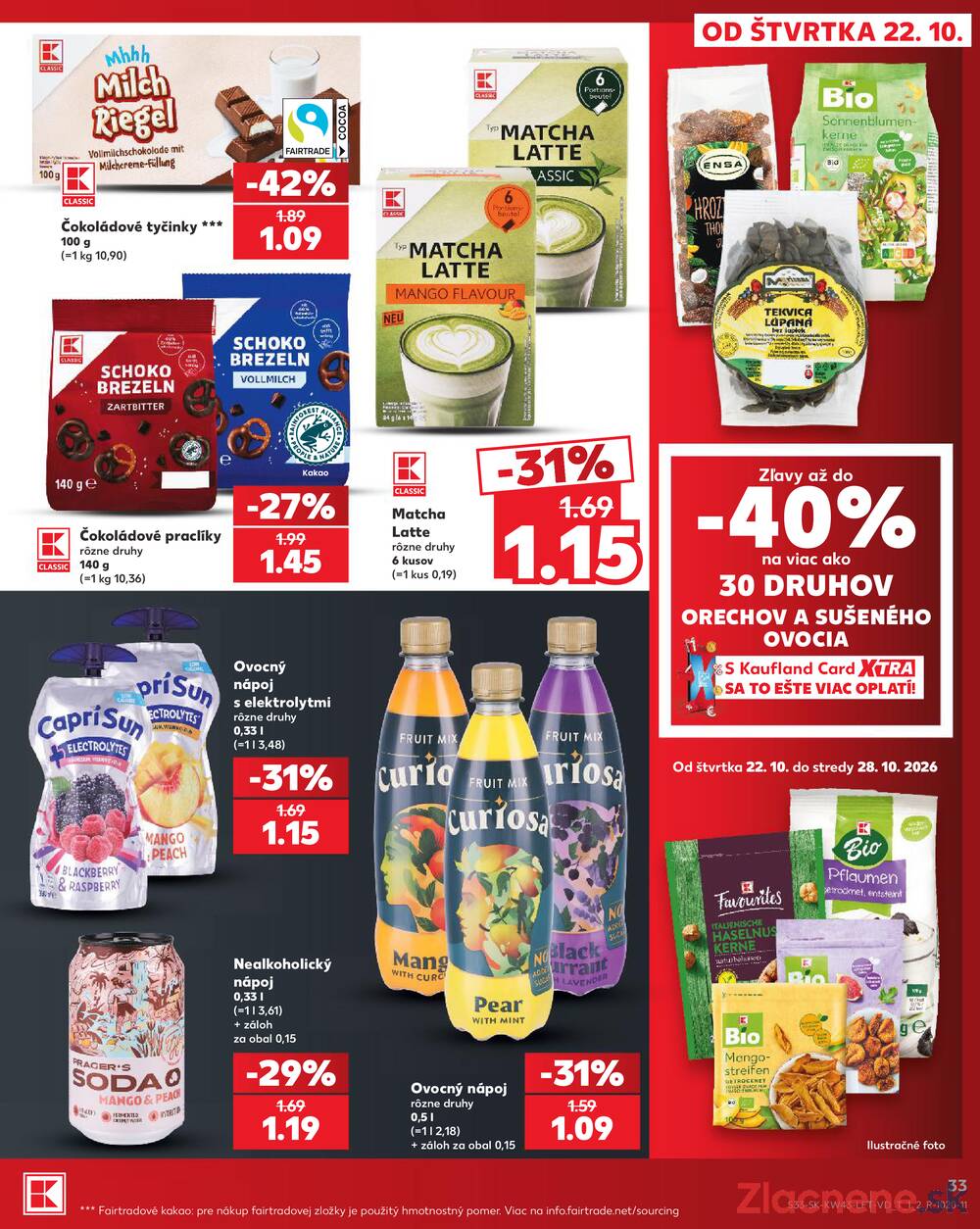 Leták Kaufland - Kaufland 22.10. - 28.10. - Kaufland Brezno - strana 33 Leták Kaufland - Kaufland 22.10. - 28.10. - Kaufland Brezno - strana 33