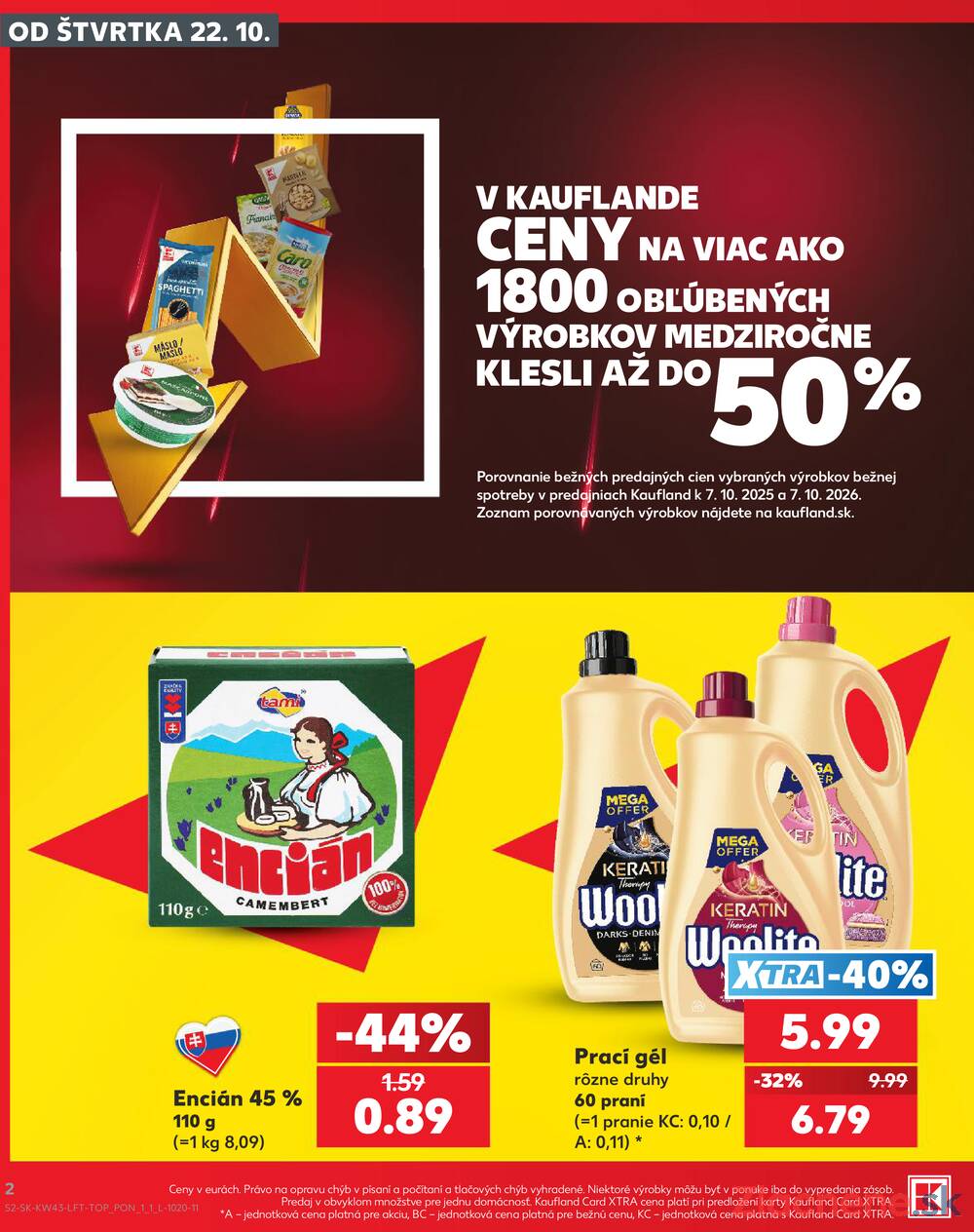 Kaufland 22.10. - 28.10. - Kaufland Bytča