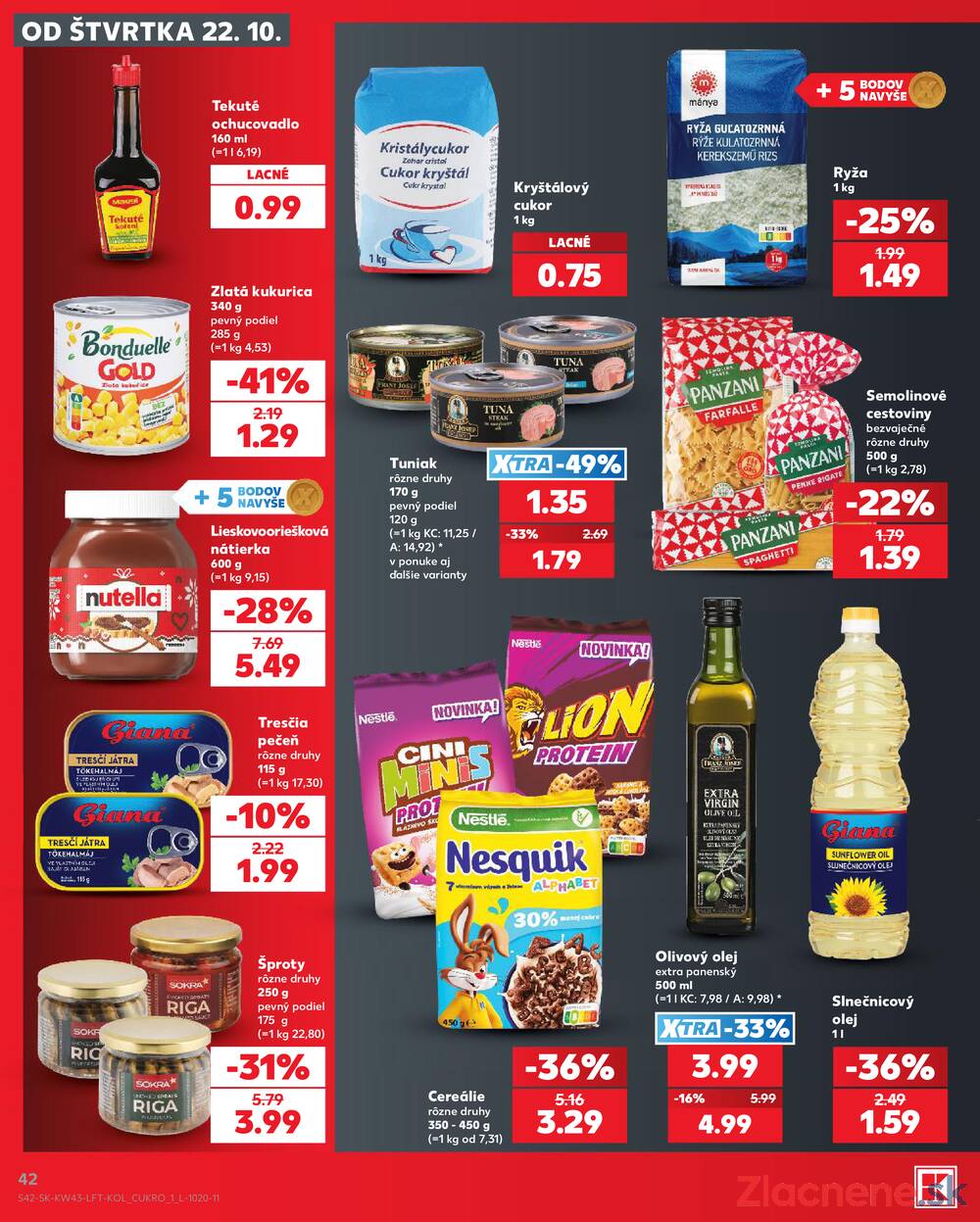 Kaufland 22.10. - 28.10. - Kaufland Dubnica nad Váhom