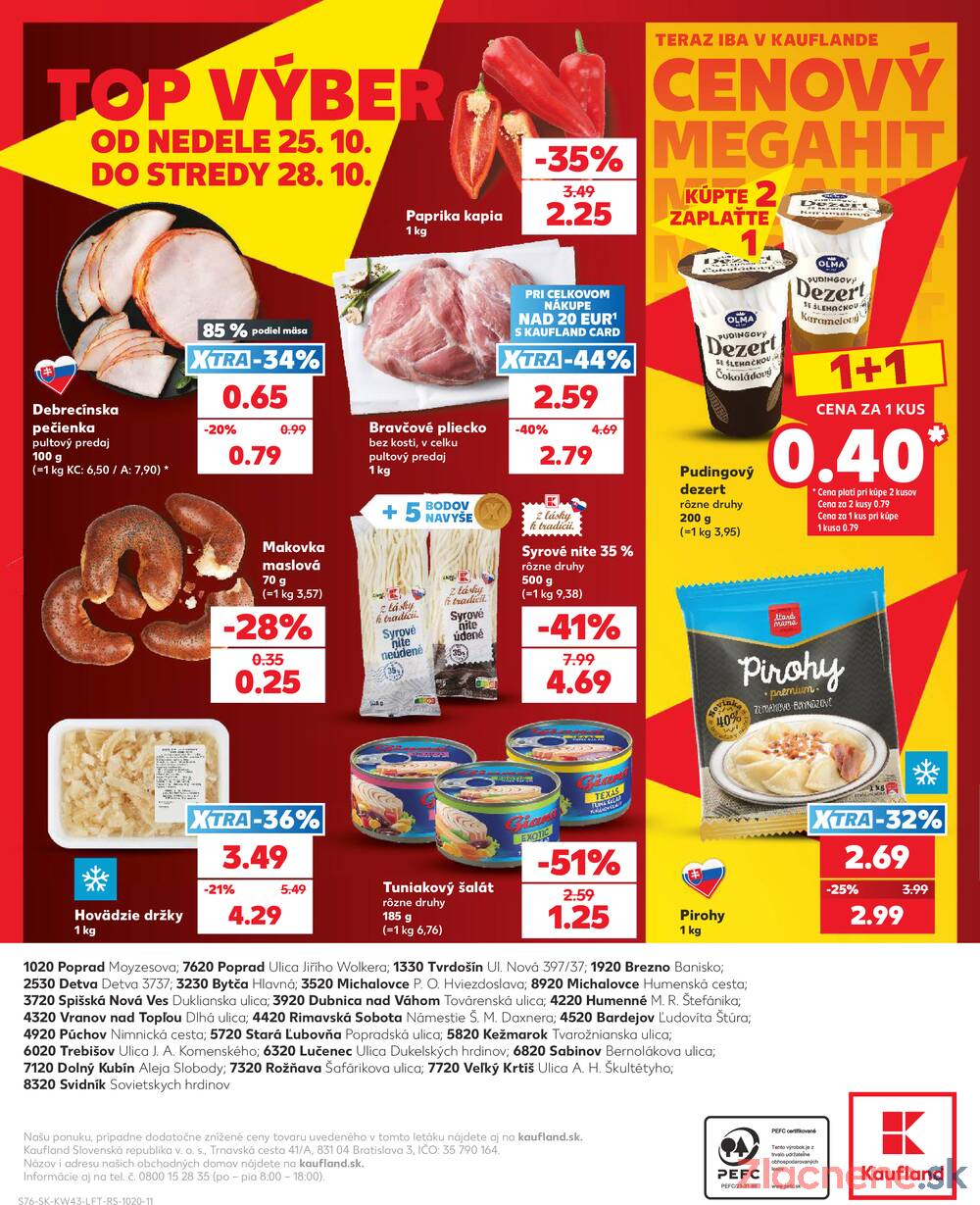 Leták Kaufland - Kaufland 22.10. - 28.10. - Kaufland Dubnica nad Váhom - strana 76 Leták Kaufland - Kaufland 22.10. - 28.10. - Kaufland Dubnica nad Váhom - strana 76