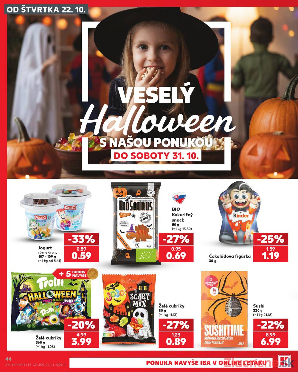 Kaufland 22.10. - 28.10. - Kaufland Rimavská Sobota