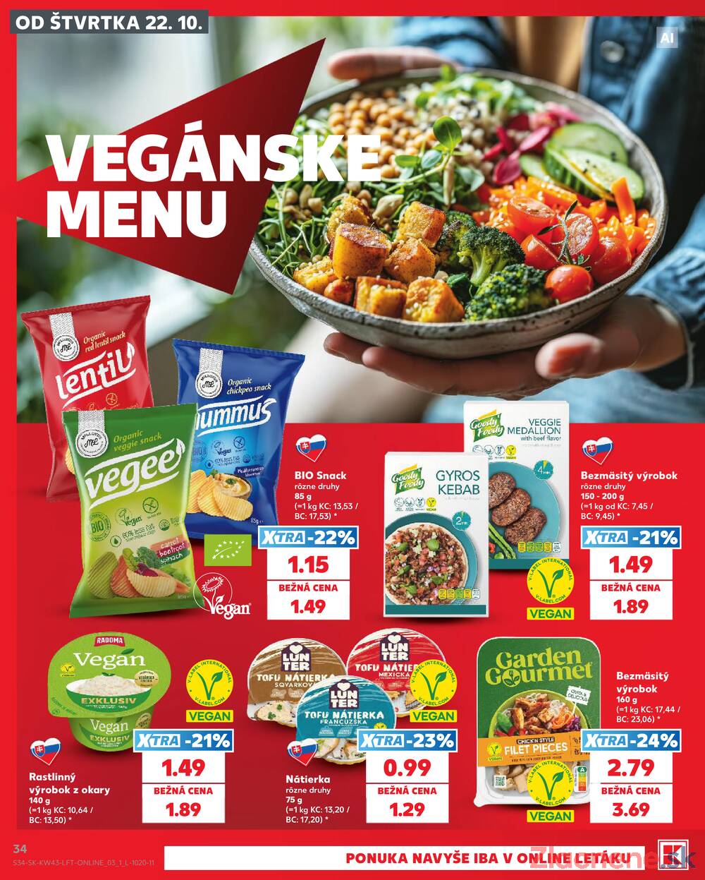 Kaufland 22.10. - 28.10. - Kaufland Púchov