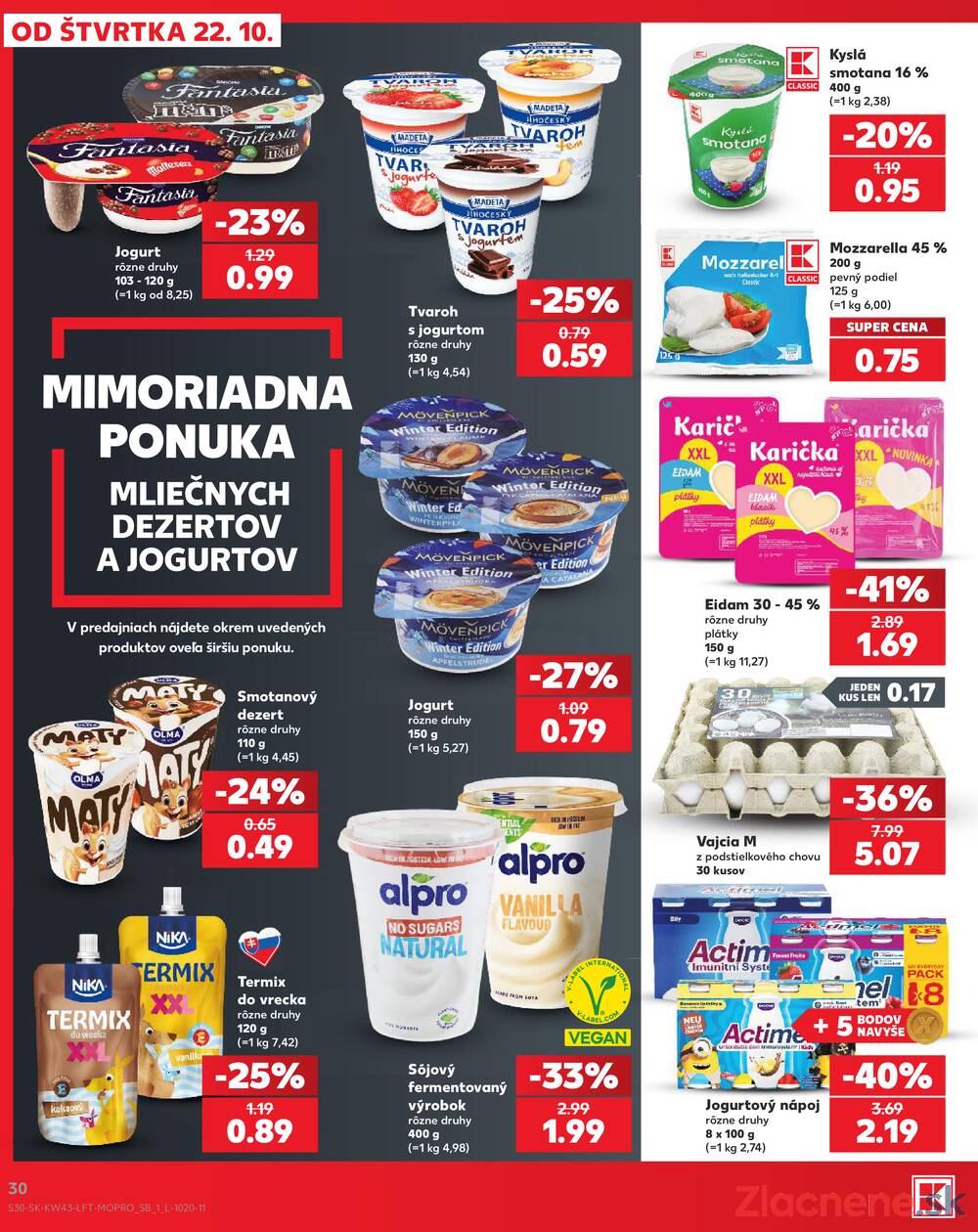 Kaufland 22.10. - 28.10. - Kaufland Poprad - Jiřího Wolkera