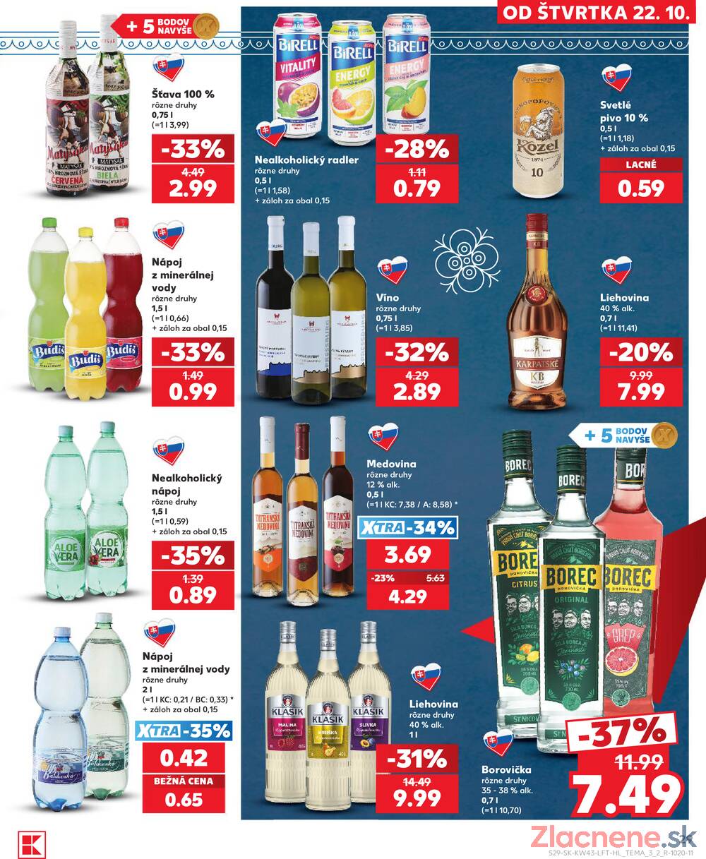 Leták Kaufland - Kaufland 22.10. - 28.10. - Kaufland (A. H. Škultétyho, Veľký Krtíš) - strana 29