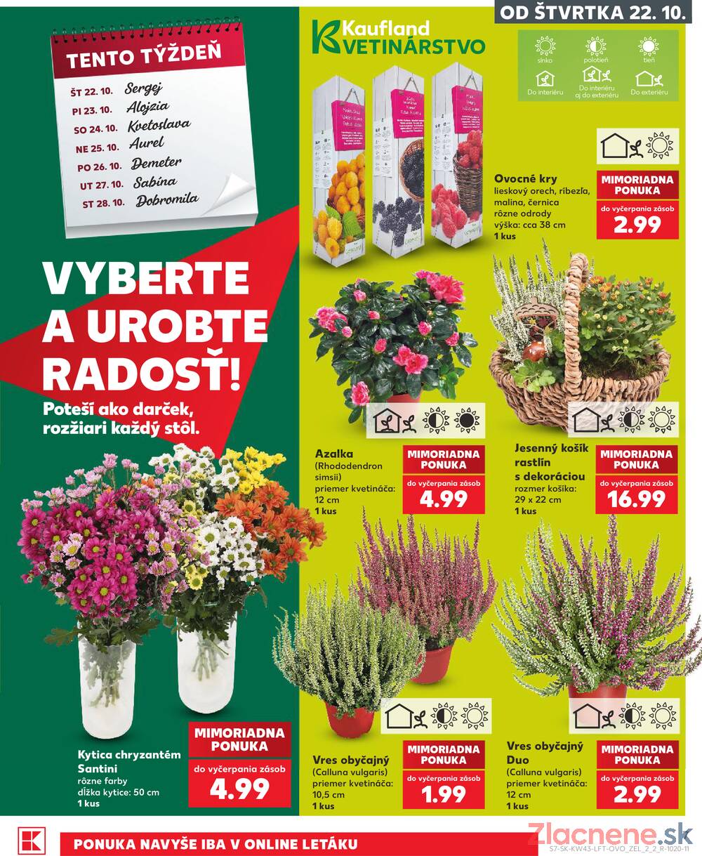 Kaufland 22.10. - 28.10. - Kaufland Veľký Meder