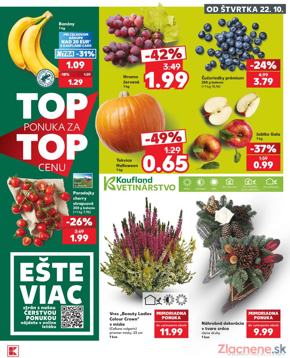 Kaufland 22.10. - 28.10. - Kaufland Piešťany