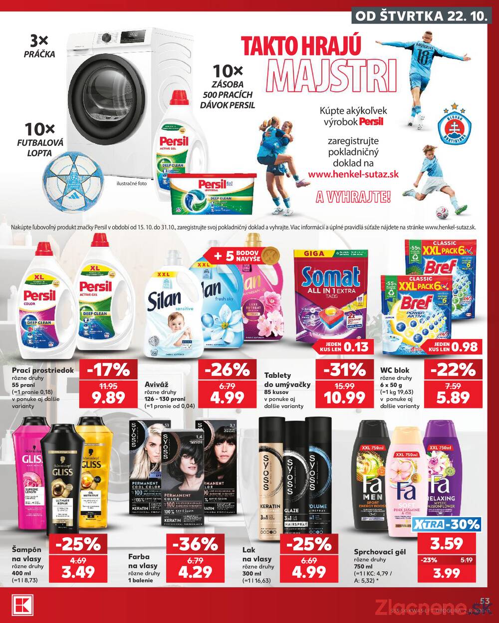 Kaufland 22.10. - 28.10. - Kaufland Piešťany