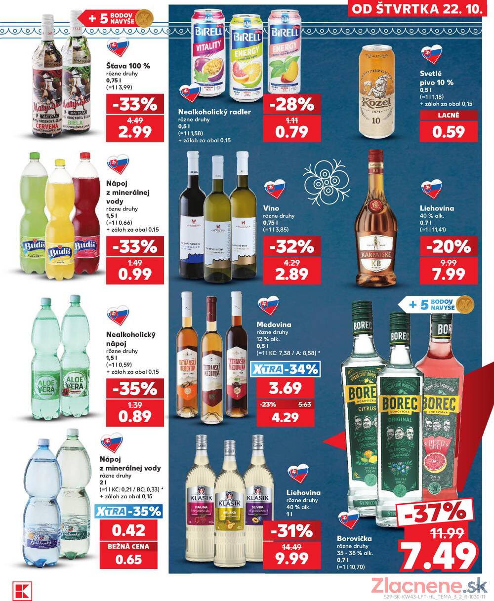 Kaufland 22.10. - 28.10. - Kaufland Bánovce nad Bebravou