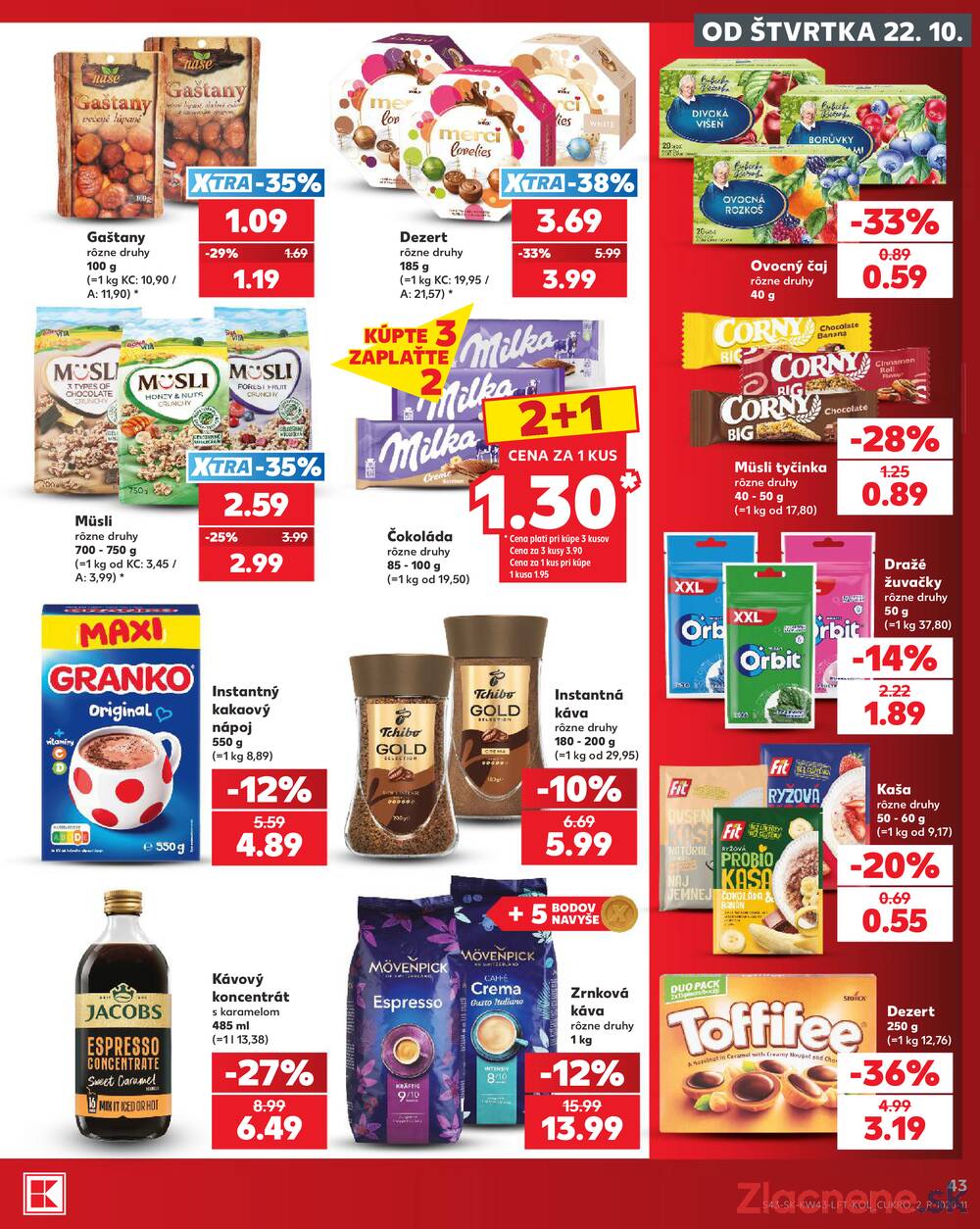 Kaufland 22.10. - 28.10. - Kaufland Bánovce nad Bebravou