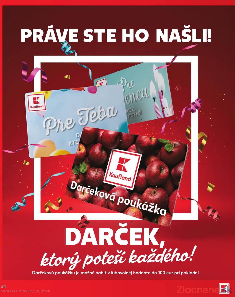 Kaufland 22.10. - 28.10. - Kaufland Bánovce nad Bebravou