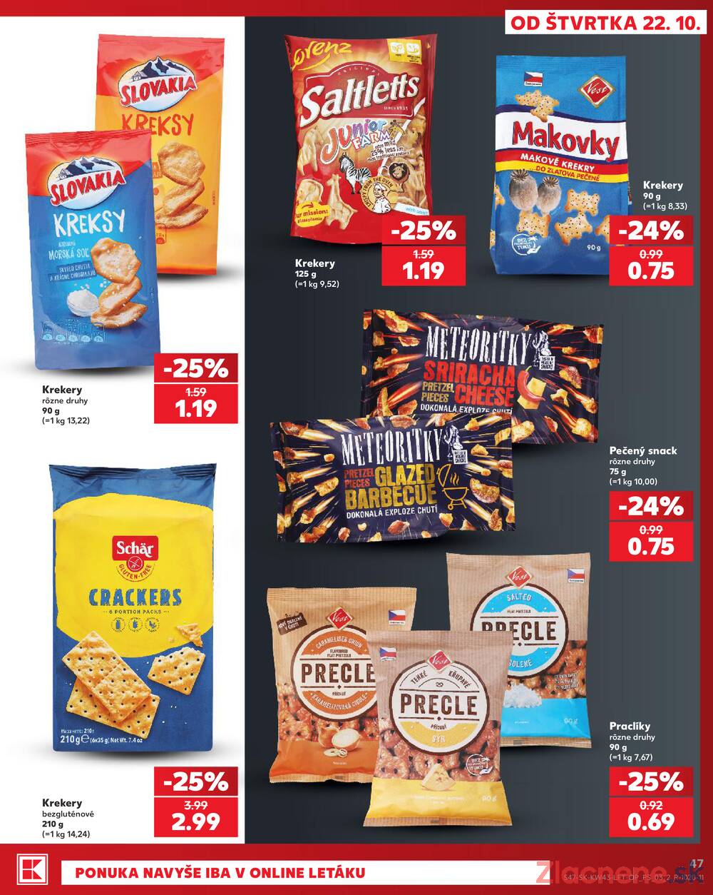 Kaufland 22.10. - 28.10. - Kaufland Trnava - Nová ul.