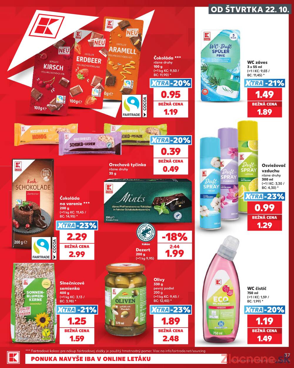 Kaufland 22.10. - 28.10. - Kaufland Žilina