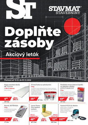 leták STAVMAT