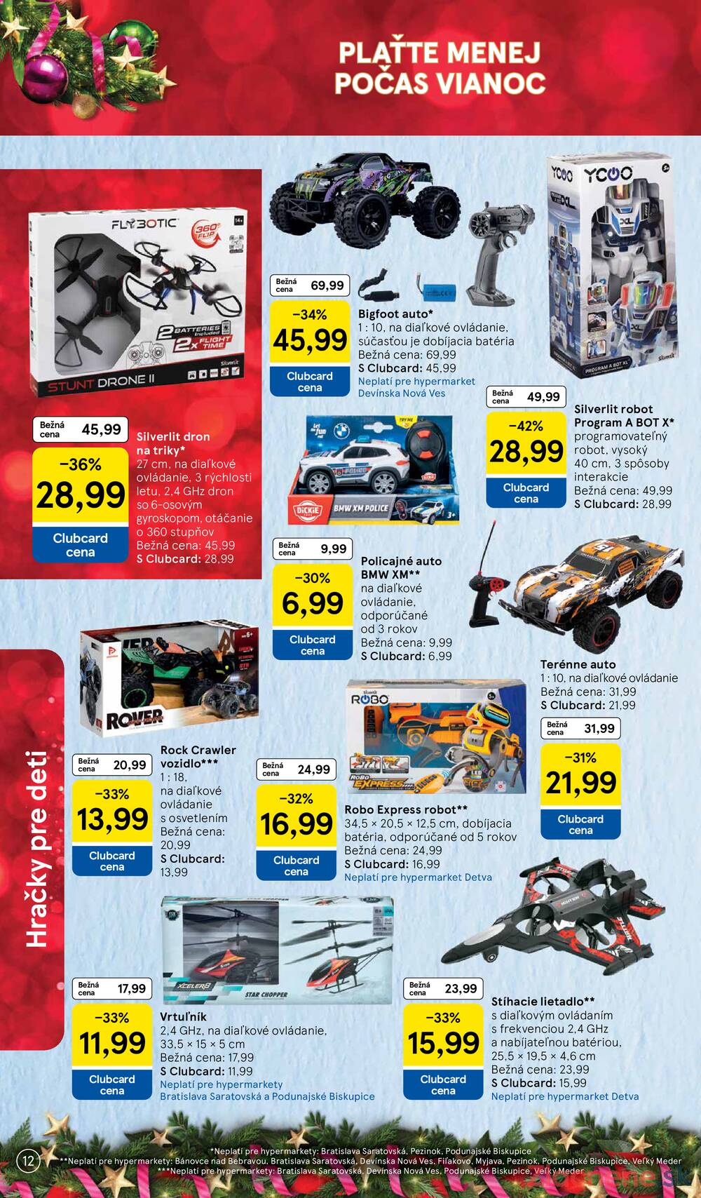Leták Tesco - Tesco SPECIÁL hypermarkety od 26.10. do 16.11.2026 - strana 12 Leták Tesco - Tesco SPECIÁL hypermarkety od 26.10. do 16.11.2026 - strana 12