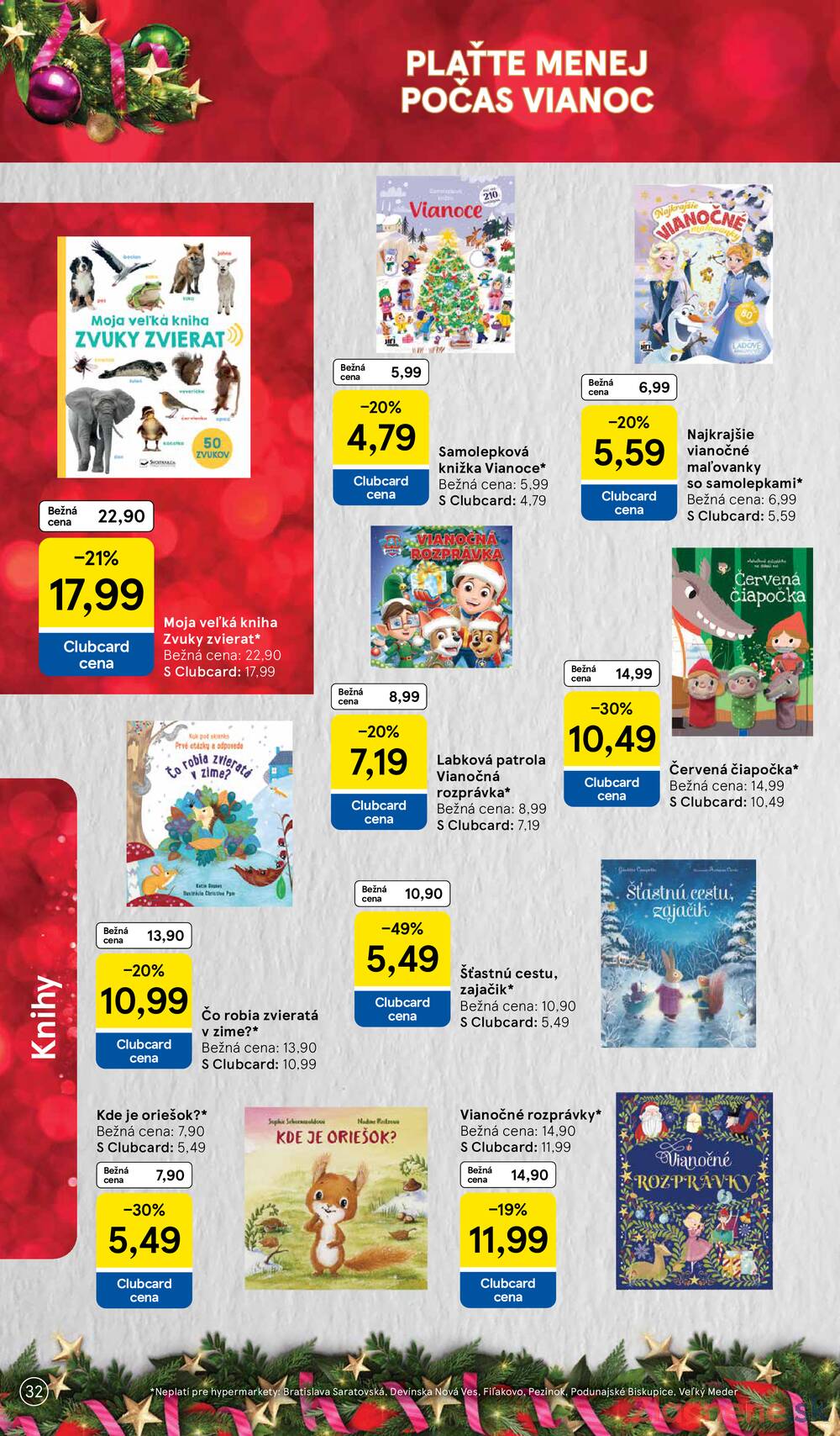 Tesco SPECIÁL hypermarkety  od 26.10. do 16.11.2026