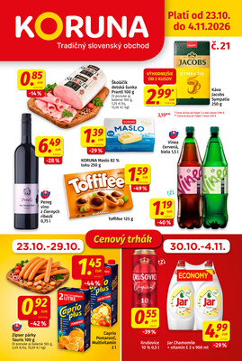 leták KORUNA