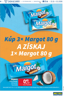 leták METRO