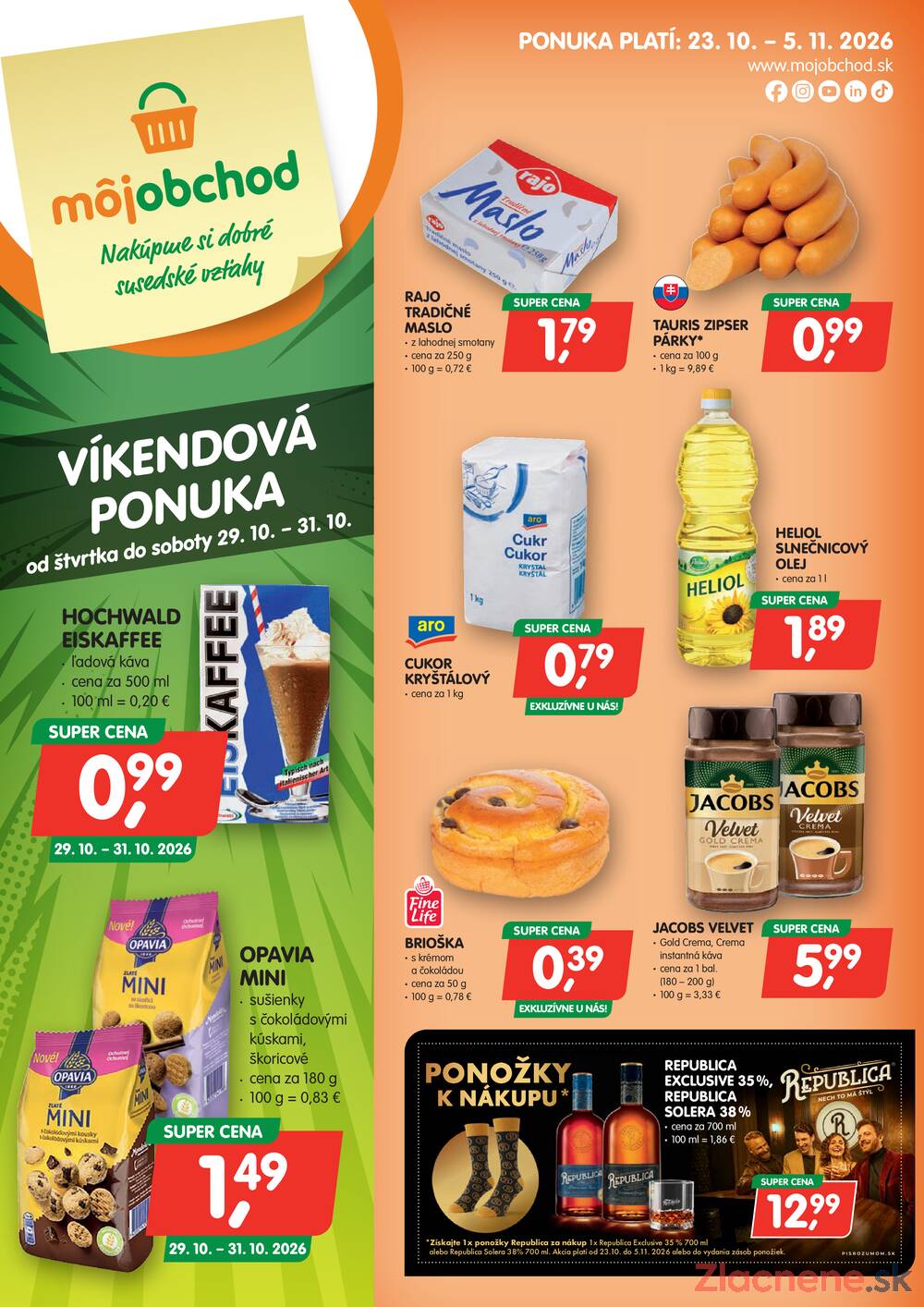 Leták Môj obchod - Moj obchod do 5.11. - strana 1 Leták Môj obchod - Moj obchod do 5.11. - strana 1