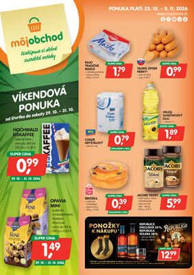 leták Môj obchod