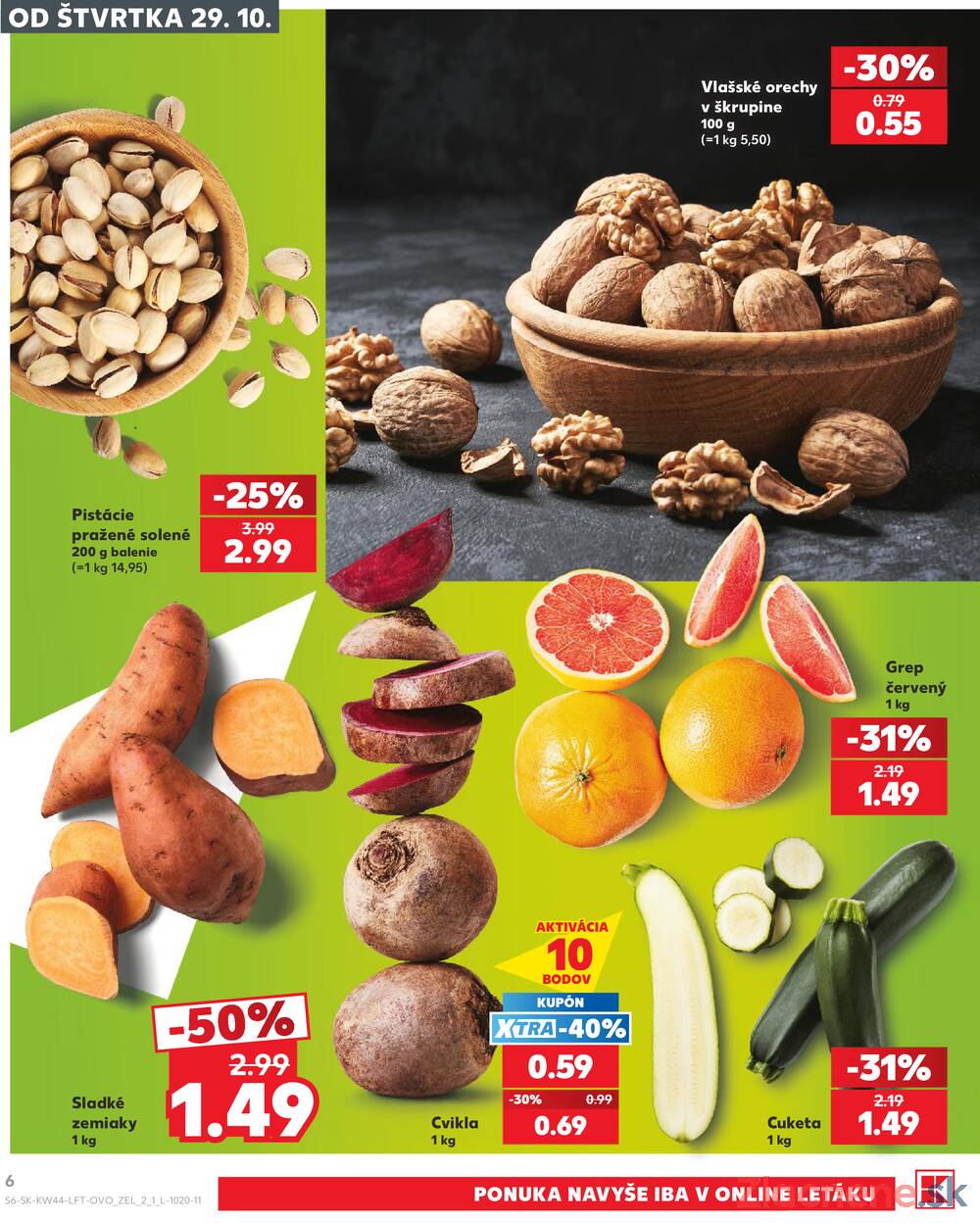 Kaufland 29.10. - 4.11. - Kaufland Púchov