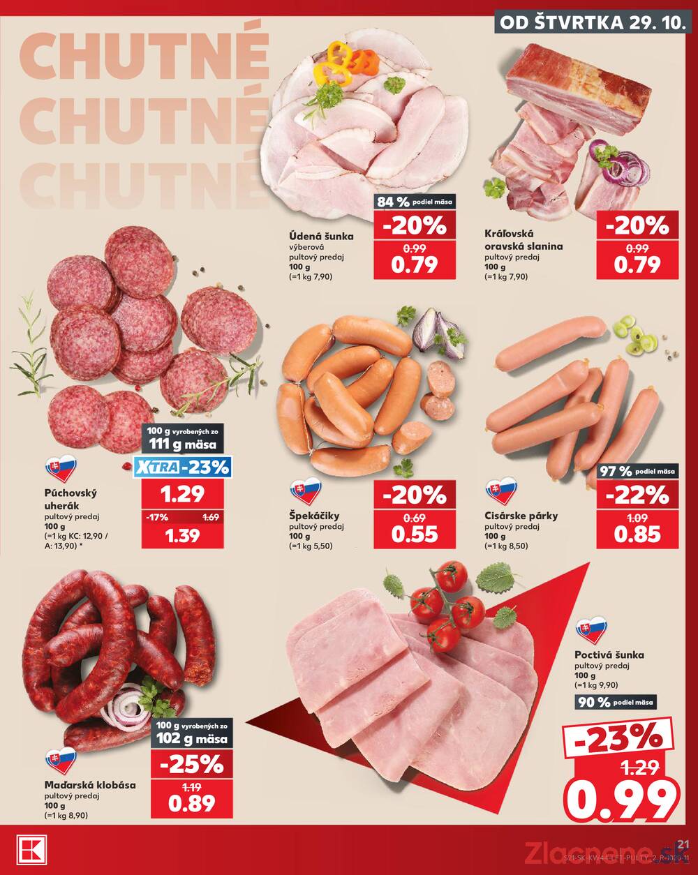 Leták Kaufland - Kaufland 29.10. - 4.11. - Kaufland (A. H. Škultétyho, Veľký Krtíš) - strana 21