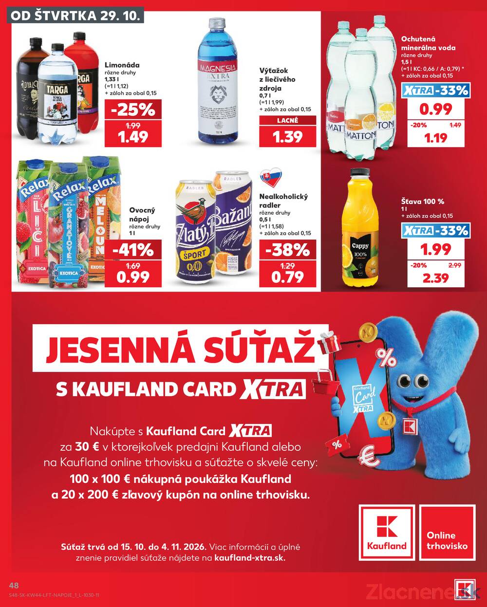 Kaufland 29.10. - 4.11. - Kaufland Veľký Meder