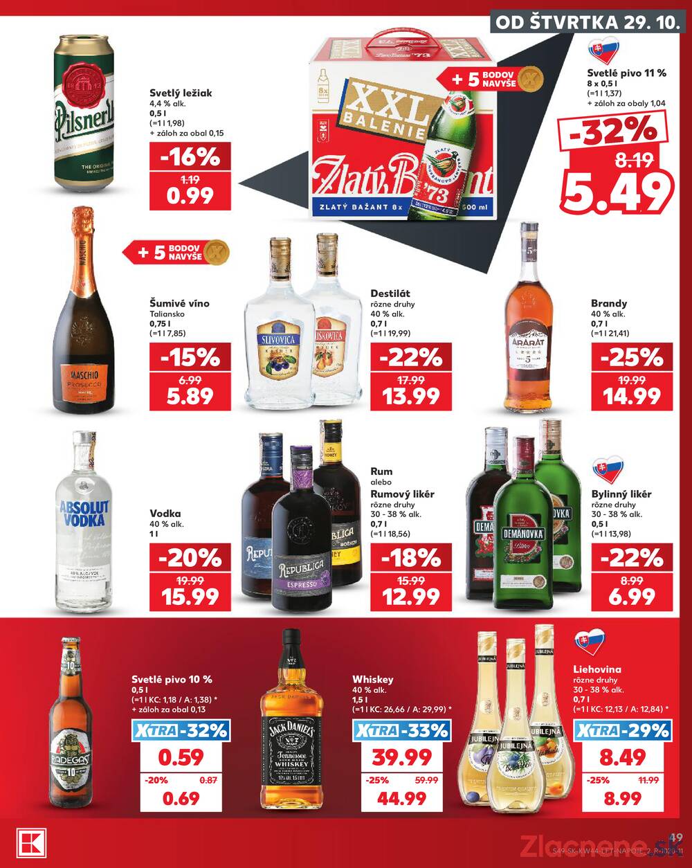 Kaufland 29.10. - 4.11. - Kaufland Veľký Meder