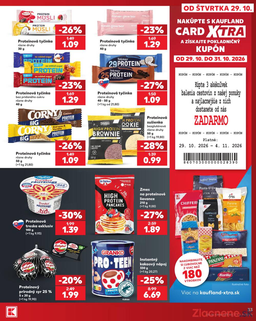 Leták Kaufland - Kaufland 29.10. - 4.11. - Kaufland Malacky - strana 33 Leták Kaufland - Kaufland 29.10. - 4.11. - Kaufland Malacky - strana 33