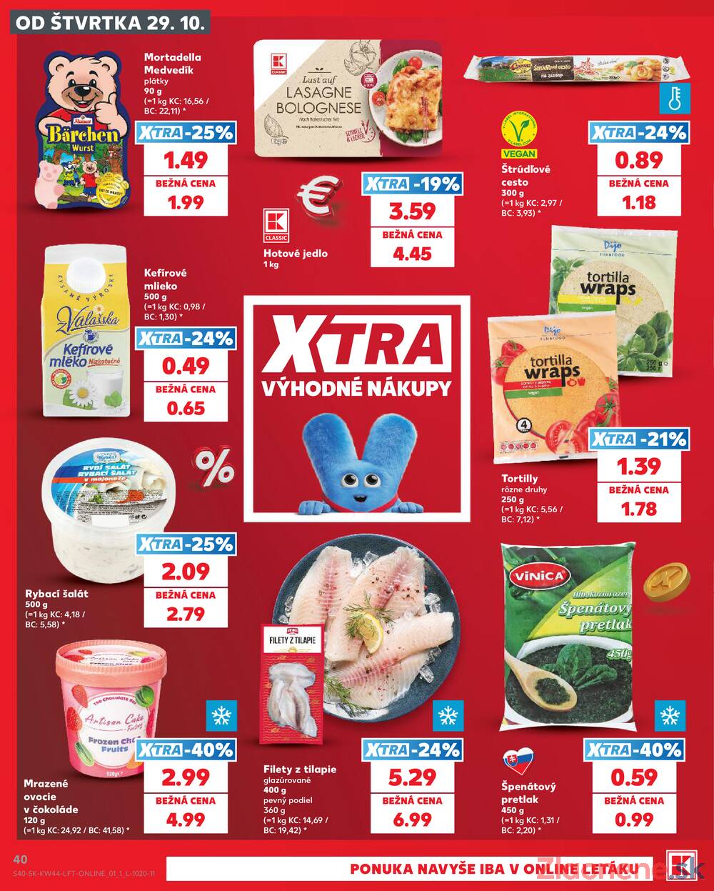 Kaufland 29.10. - 4.11. - Kaufland Trnava - Juh - Bratislavská