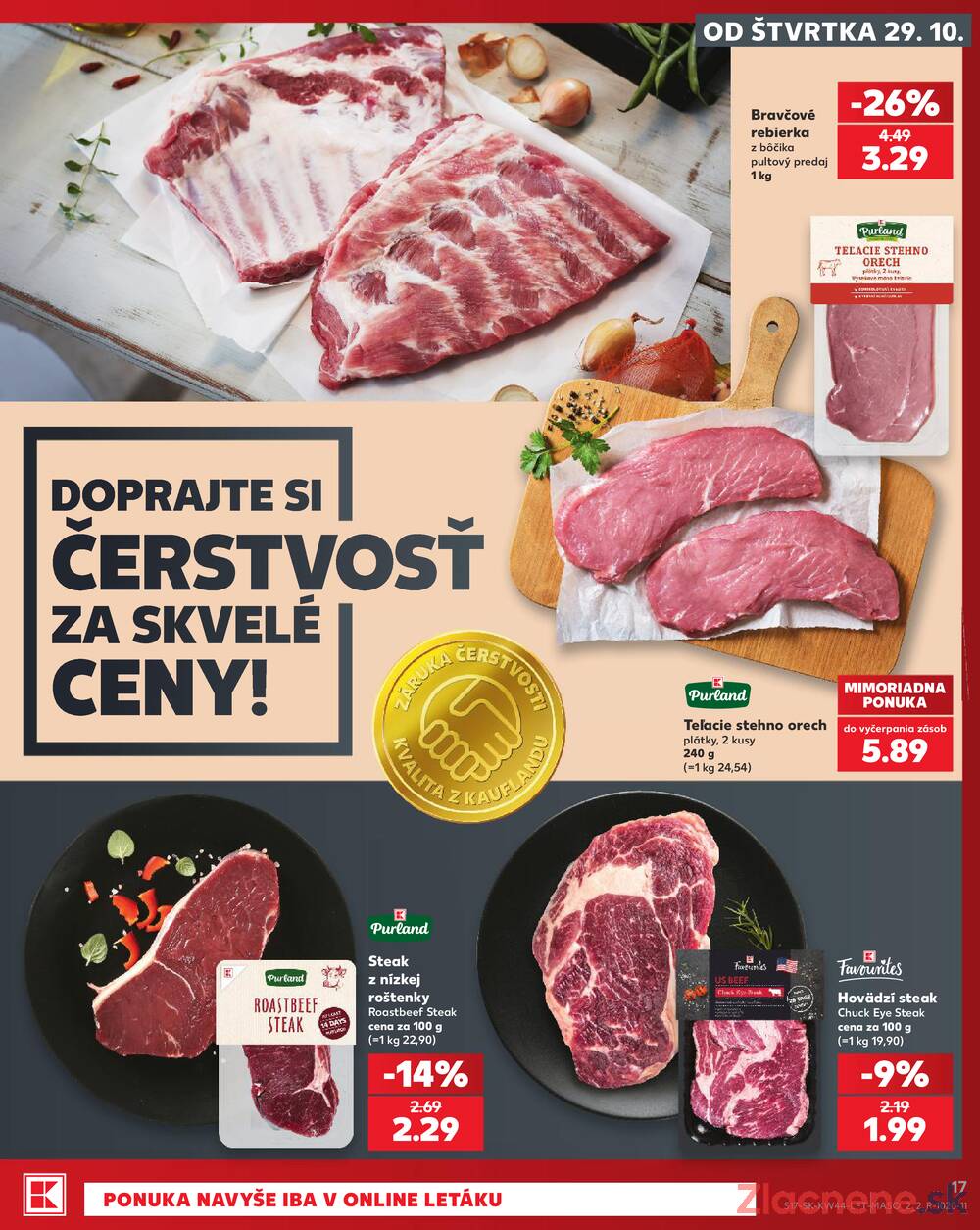 Kaufland 29.10. - 4.11. - Kaufland Trnava - Nová ul.