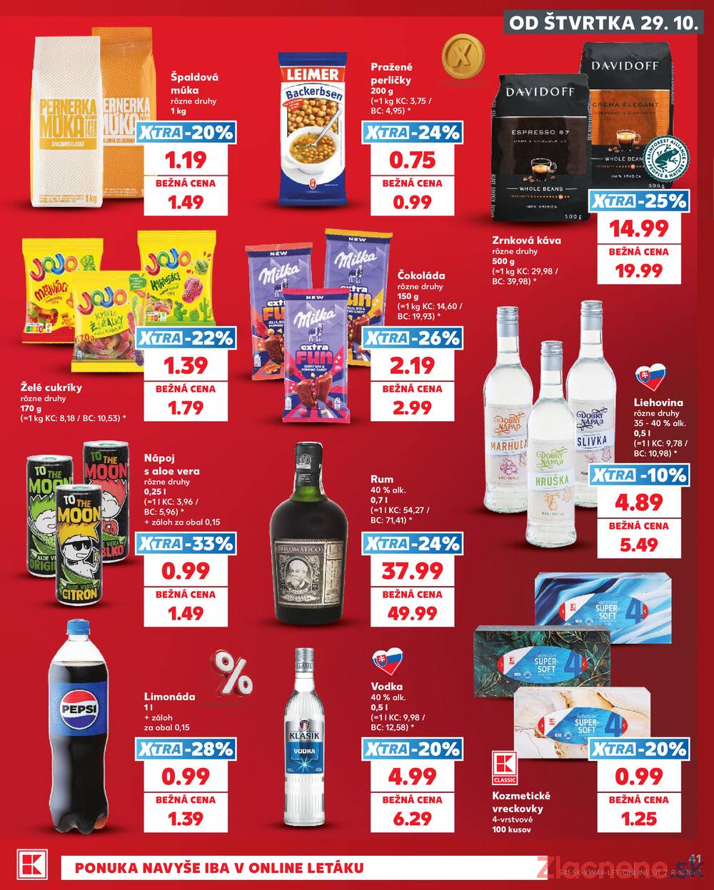 Kaufland 29.10. - 4.11. - Kaufland Trnava - Nová ul.