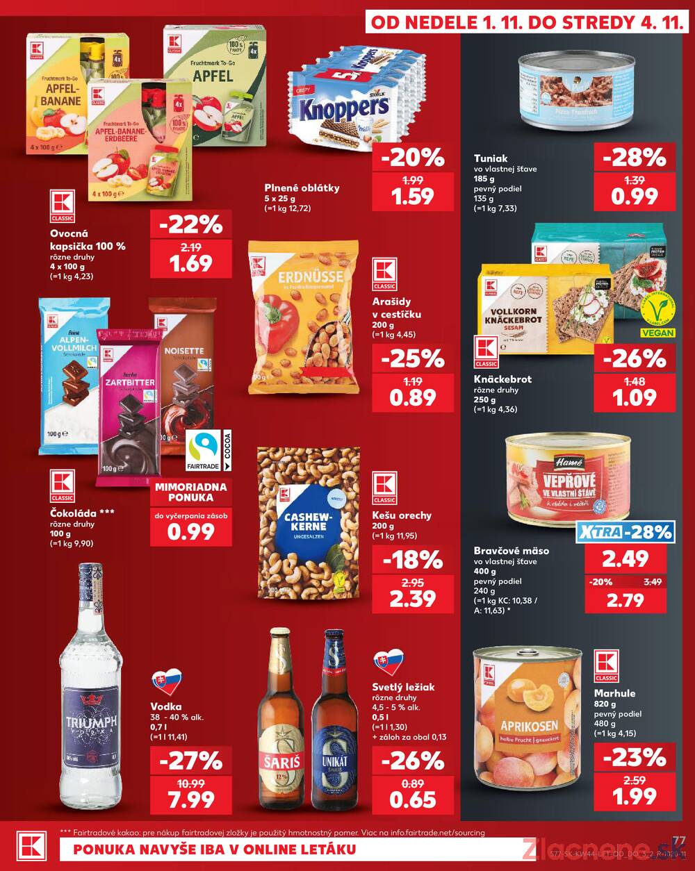 Kaufland 29.10. - 4.11. - Kaufland Trnava - Nová ul.