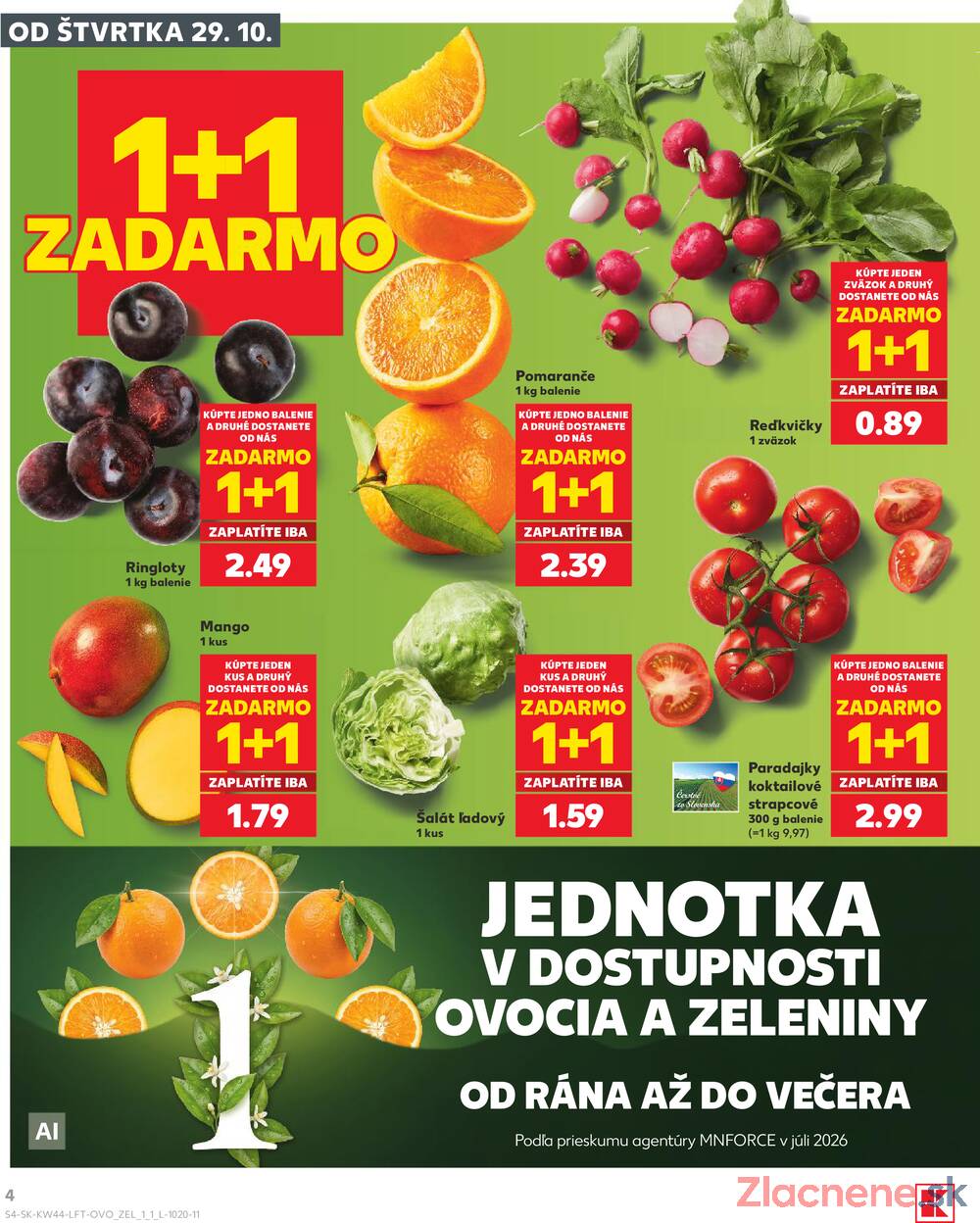 Kaufland 29.10. - 4.11. - Kaufland Liptovský Mikuláš