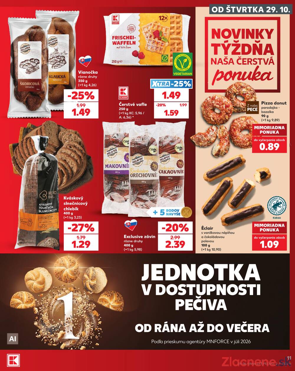 Kaufland 29.10. - 4.11. - Kaufland Košice-Pri hati