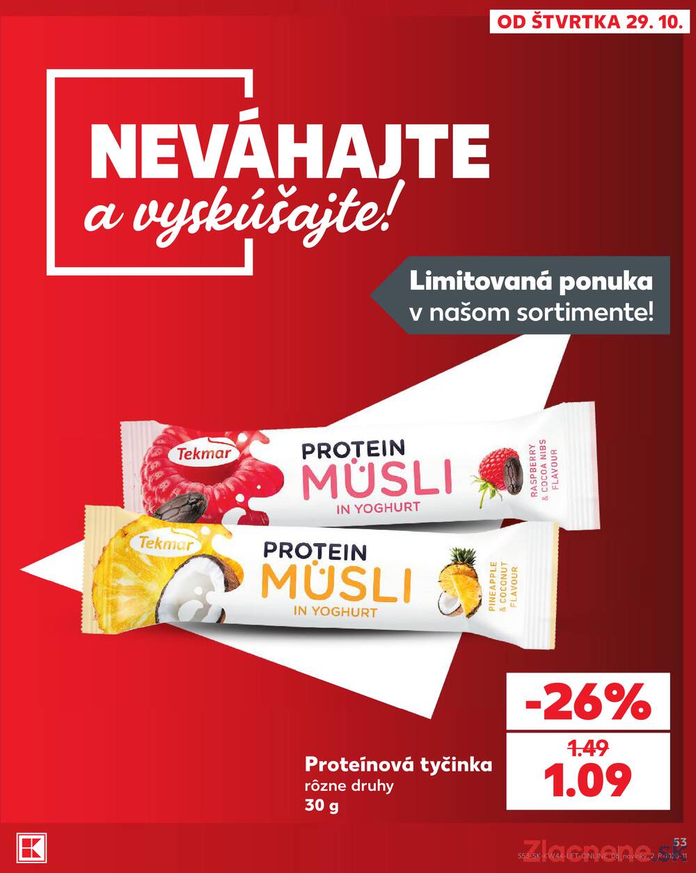 Kaufland 29.10. - 4.11. - Kaufland Košice-Pri hati