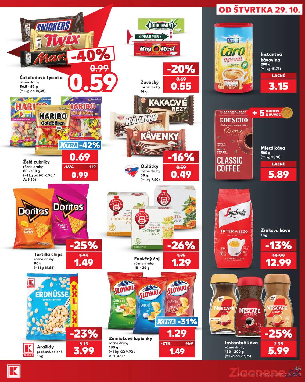 Kaufland 29.10. - 4.11. - Kaufland Košice - Nad Jazerom