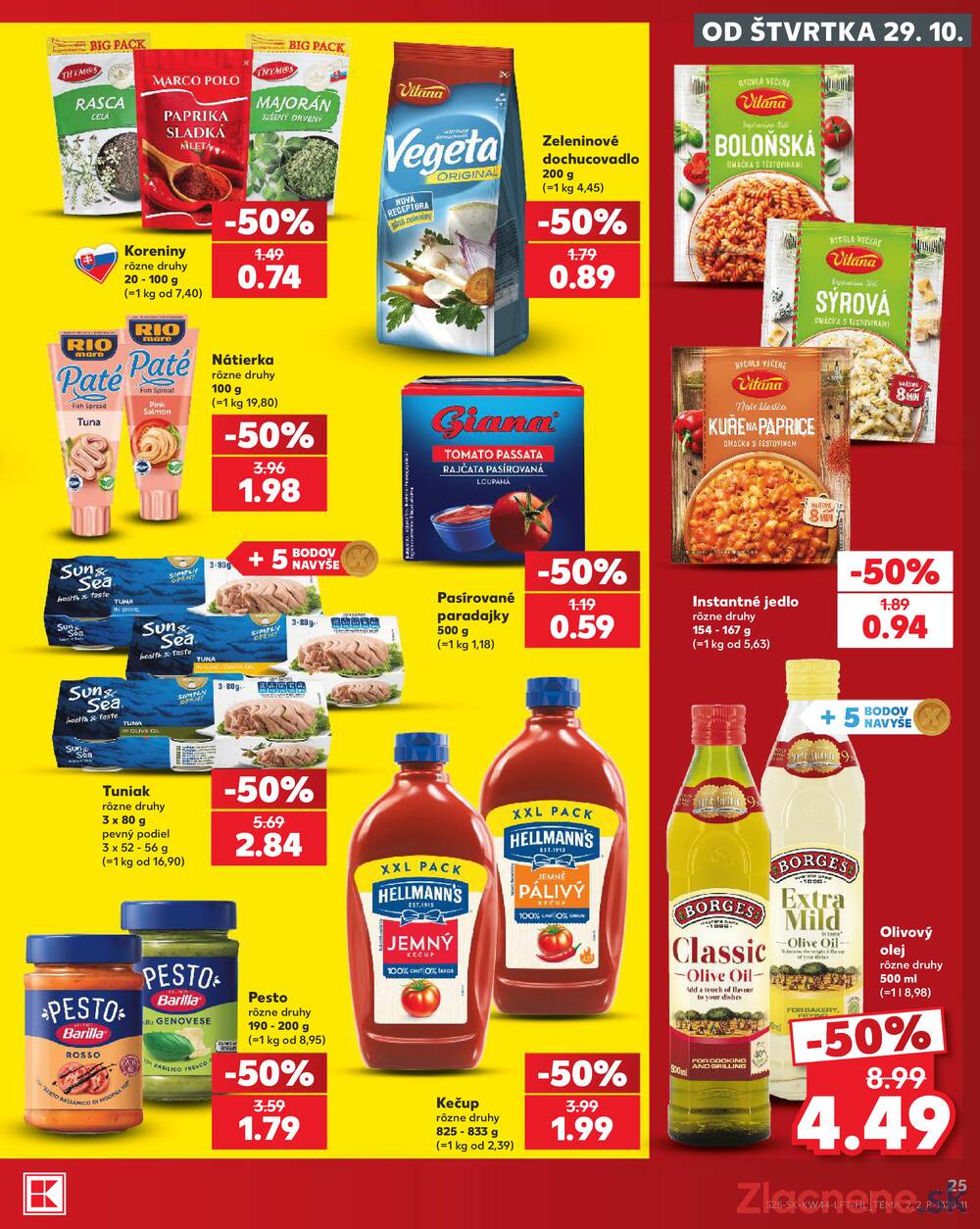 Kaufland 29.10. - 4.11. - Kaufland Žilina