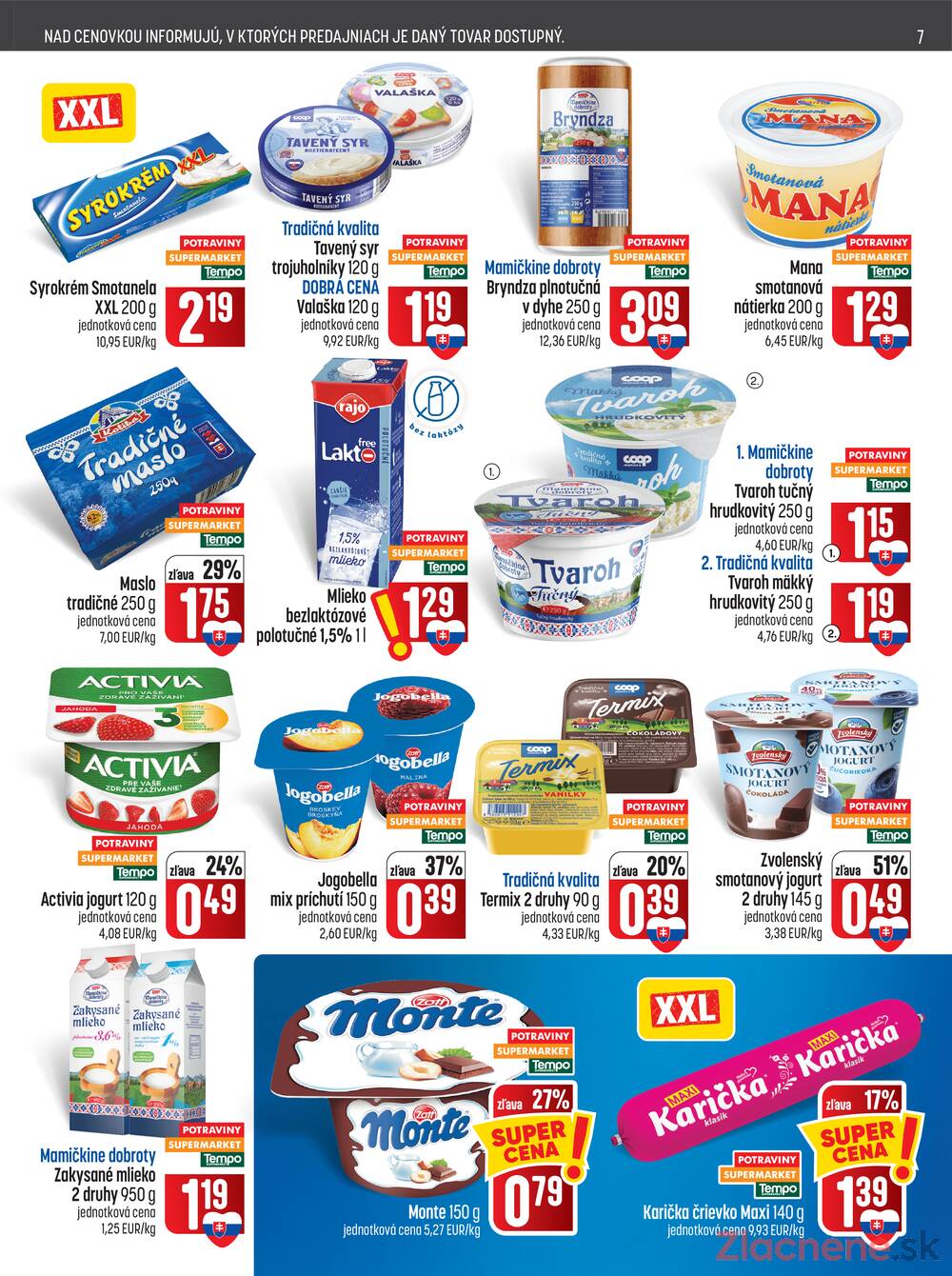 Leták COOP Jednota Slovensko - COOP do 4.11. - strana 7