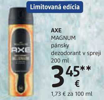 AXE MAGNUM pánsky dezodorant v spreji, 200 ml