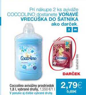 Coccolino avivážny prostriedok 1,8 l