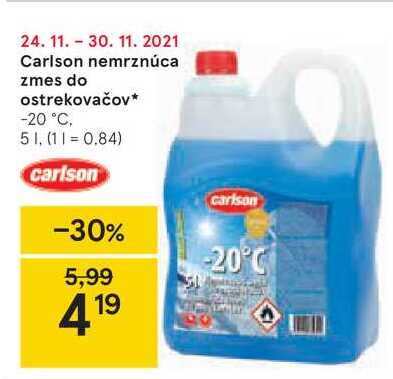 Carlson nemrznúca zmes do ostrekovačov, 5 l