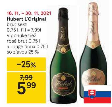 Hubert L'Original, 0,75 l