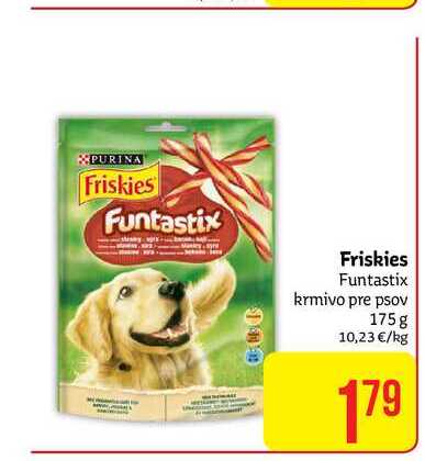   Friskies Funtastix krmivo pre psov 175 g 10,23 €/kg 