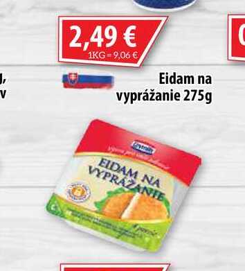 Eidam na vyprážanie 275 g