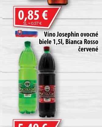 Víno Josephin ovocné biele 1,5 l
