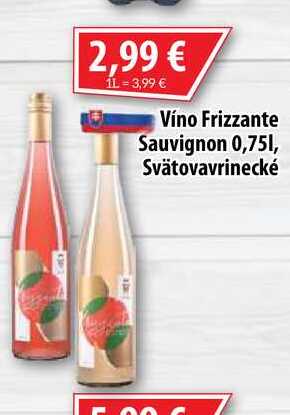 Víno Frizzante Sauvignon 0,75 l